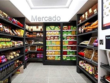 Mercado dentro do condomnio